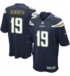 Men Nike Los Angeles Chargers 19 Lance Alworth Game Navy Blue Team Color NFL Jersey Men Nike Los Angeles Chargers 19 Lance Alworth Game Navy Blue Team Color NFL Jersey