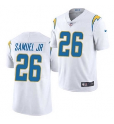 Men Nike Los Angeles Chargers Asante Samuel Jr. #26 White Vapor Limited Jersey Men Nike Los Angeles Chargers Asante Samuel Jr. #26 White Vapor Limited Jersey