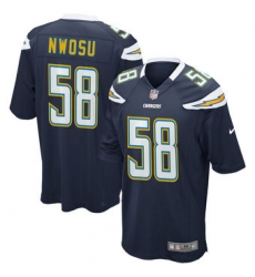 Men's Los Angeles Chargers Uchenna Nwosu Nike Navy 2018 NFL Draft Pick Elite Jersey Men's Los Angeles Chargers Uchenna Nwosu Nike Navy 2018 NFL Draft Pick Elite Jersey