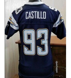 Mens San Diego Chargers Luis Castillo #93 NFL Blue Reebok Jersey Mens San Diego Chargers Luis Castillo #93 NFL Blue Reebok Jersey