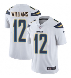 Nike Chargers #12 Mike Williams White Mens Stitched NFL Vapor Untouchable Limited Jersey Nike Chargers #12 Mike Williams White Mens Stitched NFL Vapor Untouchable Limited Jersey