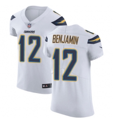 Nike Chargers #12 Travis Benjamin White Mens Stitched NFL Vapor Untouchable Elite Jersey Nike Chargers #12 Travis Benjamin White Mens Stitched NFL Vapor Untouchable Elite Jersey