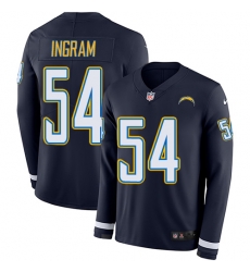 Nike Chargers #54 Melvin Ingram Navy Blue Team Color Men Stitched NFL Limited Therma Long Sleeve Jersey Nike Chargers #54 Melvin Ingram Navy Blue Team Color Men Stitched NFL Limited Therma Long Sleeve Jersey