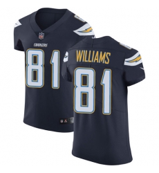 Nike Chargers #81 Mike Williams Navy Blue Team Color Mens Stitched NFL Vapor Untouchable Elite Jersey Nike Chargers #81 Mike Williams Navy Blue Team Color Mens Stitched NFL Vapor Untouchable Elite Jersey