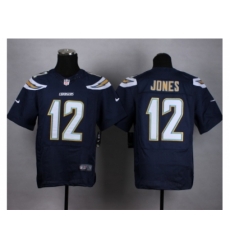 Nike San Diego Chargers 12 Jacoby Jones Dark blue Elite NFL Jersey Nike San Diego Chargers 12 Jacoby Jones Dark blue Elite NFL Jersey