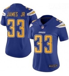 Chargers #33 Derwin James Jr Electric Blue Women Stitched Football Limited Rush Jersey Chargers #33 Derwin James Jr Electric Blue Women Stitched Football Limited Rush Jersey
