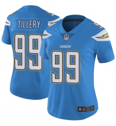 Chargers 99 Jerry Tillery Electric Blue Alternate Women Stitched Football Vapor Untouchable Limited Jersey Chargers 99 Jerry Tillery Electric Blue Alternate Women Stitched Football Vapor Untouchable Limited Jersey