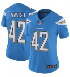Nike Chargers #42 Uchenna Nwosu Electric Blue Alternate Womens Stitched NFL Vapor Untouchable Limited Jersey Nike Chargers #42 Uchenna Nwosu Electric Blue Alternate Womens Stitched NFL Vapor Untouchable Limited Jersey