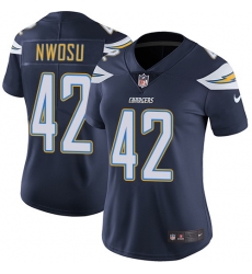 Nike Chargers #42 Uchenna Nwosu Navy Blue Team Color Womens Stitched NFL Vapor Untouchable Limited Jersey Nike Chargers #42 Uchenna Nwosu Navy Blue Team Color Womens Stitched NFL Vapor Untouchable Limited Jersey
