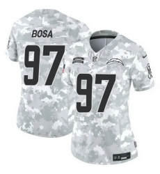 Women Los Angeles Chargers 97 Joey Bosa 2024 F U S E Arctic Camo Salute To Service Limited Stitched Football Jersey Women Los Angeles Chargers 97 Joey Bosa 2024 F U S E Arctic Camo Salute To Service Limited Stitched Football Jersey