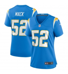 Women Los Angeles Chargers Khalil Mack #52 Powder Blue Vapor Limited Jersey Women Los Angeles Chargers Khalil Mack #52 Powder Blue Vapor Limited Jersey