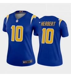 Women Nike Los Angeles Chargers 10 Justin Herbert Blue Alternate Vapor Limited Jersey Women Nike Los Angeles Chargers 10 Justin Herbert Blue Alternate Vapor Limited Jersey