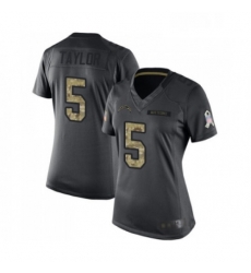 Womens Los Angeles Chargers 5 Tyrod Taylor Limited Black 2016 Salute to Service Football Jersey Womens Los Angeles Chargers 5 Tyrod Taylor Limited Black 2016 Salute to Service Football Jersey