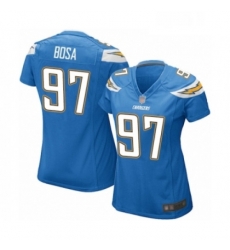 Womens Los Angeles Chargers 97 Joey Bosa Game Electric Blue Alternate Football Jersey Womens Los Angeles Chargers 97 Joey Bosa Game Electric Blue Alternate Football Jersey