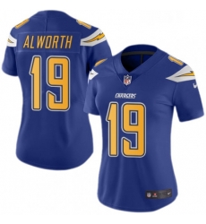 Womens Nike Los Angeles Chargers 19 Lance Alworth Limited Electric Blue Rush Vapor Untouchable NFL Jersey Womens Nike Los Angeles Chargers 19 Lance Alworth Limited Electric Blue Rush Vapor Untouchable NFL Jersey