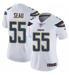 Womens Nike Los Angeles Chargers 55 Junior Seau Elite White NFL Jersey Womens Nike Los Angeles Chargers 55 Junior Seau Elite White NFL Jersey