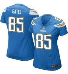 Womens Nike Los Angeles Chargers 85 Antonio Gates Game Electric Blue Alternate NFL Jersey Womens Nike Los Angeles Chargers 85 Antonio Gates Game Electric Blue Alternate NFL Jersey