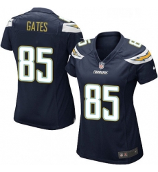 Womens Nike Los Angeles Chargers 85 Antonio Gates Game Navy Blue Team Color NFL Jersey Womens Nike Los Angeles Chargers 85 Antonio Gates Game Navy Blue Team Color NFL Jersey