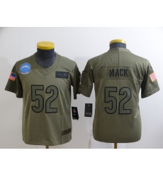 Youth Los Angeles Chargers 52 Khalil Mack Camo Salute To Service Limited Stitched Jersey Youth Los Angeles Chargers 52 Khalil Mack Camo Salute To Service Limited Stitched Jersey