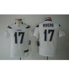 Youth Nike San Diego Charger #17 Rivers White Limited Jerseys Youth Nike San Diego Charger #17 Rivers White Limited Jerseys