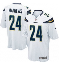 Youth Nike San Diego Chargers 24# Ryan Mathews Game White Jersey Youth Nike San Diego Chargers 24# Ryan Mathews Game White Jersey