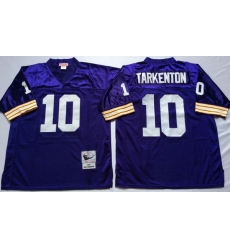 Men Minnesota Vikings 10 Fran Tarkenton Purple M&N Throwback Jersey Men Minnesota Vikings 10 Fran Tarkenton Purple M&N Throwback Jersey