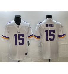 Men Minnesota Vikings 15 Josh Dobbs Purple Vapor Untouchable Limited Stitched Jersey Men Minnesota Vikings 15 Josh Dobbs Purple Vapor Untouchable Limited Stitched Jersey
