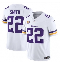 Men Minnesota Vikings 22 Harrison Smith White 2024 F U S E With 4 Star C Patch Vapor Untouchable Limited Stitched Jersey Men Minnesota Vikings 22 Harrison Smith White 2024 F U S E With 4 Star C Patch Vapor Untouchable Limited Stitched Jersey