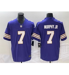Men Minnesota Vikings 7 Byron Murphy Jr Purple 2023 F U S E Vapor Untouchable Limited Stitched Jersey