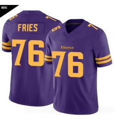 Men Minnesota Vikings  uFF0376 Will Fries Purple Limited Classic Vapor F U S E  Jersey 2