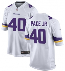 Men's Minnesota Vikings Nike Ivan Pace Jr White Vapor Limited Jersey Men's Minnesota Vikings Nike Ivan Pace Jr White Vapor Limited Jersey
