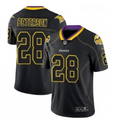 Mens Nike Minnesota Vikings 28 Adrian Peterson Limited Lights Out Black Rush NFL Jersey Mens Nike Minnesota Vikings 28 Adrian Peterson Limited Lights Out Black Rush NFL Jersey