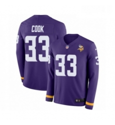 Mens Nike Minnesota Vikings 33 Dalvin Cook Limited Purple Therma Long Sleeve NFL Jersey Mens Nike Minnesota Vikings 33 Dalvin Cook Limited Purple Therma Long Sleeve NFL Jersey