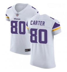 Mens Nike Minnesota Vikings 80 Cris Carter White Vapor Untouchable Elite Player NFL Jersey Mens Nike Minnesota Vikings 80 Cris Carter White Vapor Untouchable Elite Player NFL Jersey