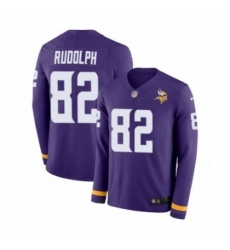 Mens Nike Minnesota Vikings 82 Kyle Rudolph Limited Purple Therma Long Sleeve NFL Jersey Mens Nike Minnesota Vikings 82 Kyle Rudolph Limited Purple Therma Long Sleeve NFL Jersey