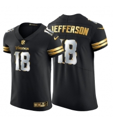 Minnesota Vikings 18 Justin Jefferson Men Nike Black Edition Vapor Untouchable Elite NFL Jersey Minnesota Vikings 18 Justin Jefferson Men Nike Black Edition Vapor Untouchable Elite NFL Jersey