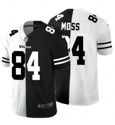 Minnesota Vikings 84 Randy Moss Men Black V White Peace Split Nike Vapor Untouchable Limited NFL Jersey Minnesota Vikings 84 Randy Moss Men Black V White Peace Split Nike Vapor Untouchable Limited NFL Jersey