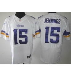 Nike Minnesota Vikings 15 Greg Jennings White Elite NFL Jersey Nike Minnesota Vikings 15 Greg Jennings White Elite NFL Jersey
