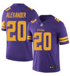 Nike Vikings #20 Mackensie Alexander Purple Mens Stitched NFL Limited Rush Jersey Nike Vikings #20 Mackensie Alexander Purple Mens Stitched NFL Limited Rush Jersey