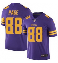 Nike Vikings #88 Alan Page Purple Mens Stitched NFL Limited Rush Jersey Nike Vikings #88 Alan Page Purple Mens Stitched NFL Limited Rush Jersey