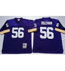 Vikings 56 Chris Doleman Purple Throwback Jersey Vikings 56 Chris Doleman Purple Throwback Jersey
