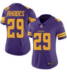 Nike Vikings #29 Xavier Rhodes Purple Womens Stitched NFL Limited Rush Jersey Nike Vikings #29 Xavier Rhodes Purple Womens Stitched NFL Limited Rush Jersey