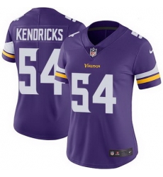 Nike Vikings #54 Eric Kendricks Purple Team Color Womens Stitched NFL Vapor Untouchable Limited Jersey Nike Vikings #54 Eric Kendricks Purple Team Color Womens Stitched NFL Vapor Untouchable Limited Jersey