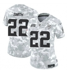Women Minnesota Vikings 22 Harrison Smith 2024 F U S E Arctic Camo Salute To Service Limited Stitched Jersey Women Minnesota Vikings 22 Harrison Smith 2024 F U S E Arctic Camo Salute To Service Limited Stitched Jersey
