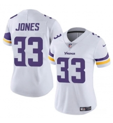 Women Minnesota Vikings 33 Aaron Jones White Vapor Untouchable Limited Stitched Jersey Women Minnesota Vikings 33 Aaron Jones White Vapor Untouchable Limited Stitched Jersey