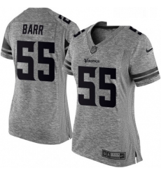 Womens Nike Minnesota Vikings 55 Anthony Barr Limited Gray Gridiron NFL Jersey Womens Nike Minnesota Vikings 55 Anthony Barr Limited Gray Gridiron NFL Jersey