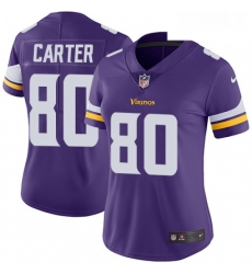 Womens Nike Minnesota Vikings 80 Cris Carter Purple Team Color Vapor Untouchable Limited Player NFL Jersey Womens Nike Minnesota Vikings 80 Cris Carter Purple Team Color Vapor Untouchable Limited Player NFL Jersey