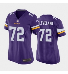 women ezra cleveland minnesota vikings purple game jersey women ezra cleveland minnesota vikings purple game jersey
