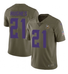Nike Vikings #21 Mike Hughes Olive Youth Stitched NFL Limited 2017 Salute to Service Jersey Nike Vikings #21 Mike Hughes Olive Youth Stitched NFL Limited 2017 Salute to Service Jersey