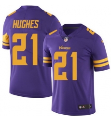 Nike Vikings #21 Mike Hughes Purple Youth Stitched NFL Limited Rush Jersey Nike Vikings #21 Mike Hughes Purple Youth Stitched NFL Limited Rush Jersey